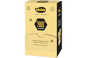 ALIMENTARI Miele Italiano di Acacia e Sulla non pastorizzato da 200 bustine monodose MIELIZIA da 5gr l'una (200x5gr)