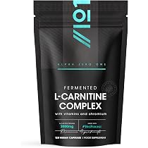 L-Carnitine 2000mg with BioPerine - 120 Capsules - Energy & Metabolism Support