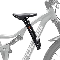 Kids Ride Shotgun Pro - Seggiolino MTB Anteriore Regolabile Con Manubrio Per Bambini | Per Bici Normali Ed Elettriche - Foto 12