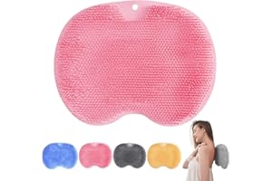 ENXINGO Feet Cleaner (Pink) Piedi Scrubber per Doccia, Massaggiatore Piedi In Silicone, Spazzola per Il Piede con Ventose Antiscivolo per Esfoliazione, Digitopressione