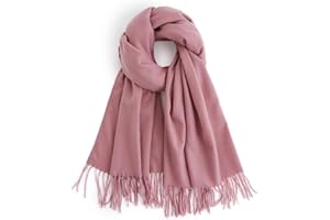 FULEI Cashmere Feel Scarfs for Women Long Fringe Scarf Ladies Wraps Shawls Scarves