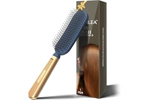 SHINLEA Szczotka do rozczesywania włosów na mokro i sucho, do stylizacji włosów dla kobiet, mężczyzn, dzieci, zmniejsza łamanie, eliminuje węzły, szczotka do włosów z końcówką kulkową