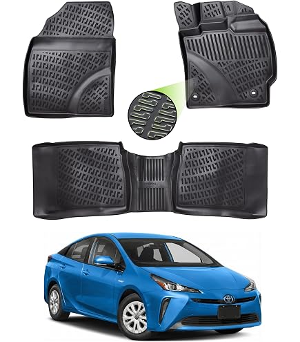 TOYOTA Genuine Prius+ Front & Rear Anthracite Textile Floor Mats