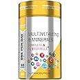 Muscle Science Multivitamin For Men & Women With 21 Vitamins & 9 Minerals For Everyday Energy, Strength & Recovery With Immunity Booster & Antioxidants