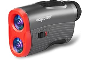 VCLPOWER Golf Rangefinder with Slope, 1200 Yards Laser Range Finder for Golf & Hunting, 7X Magnification, Flag Lock Vibration, Rechargeable Battery, Magnetic Strip, Waterproof Golf Accessories for Men