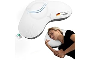 ‎THIRD OF LIFE Third of Life Kissen Seitenschläfer, Bezug mit innovativer Intense-Technologie, ergonomisches Nackenstützkissen, Hochwertiger Memory Foam, Orthopädisches HWS Kopfkissen Seitenschläfer