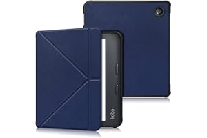 Xuanbeier Custodia in TPU per Kobo Libra 2 2021/Tolino Vision 6 2021 Sottile e Leggera,Blu scuro