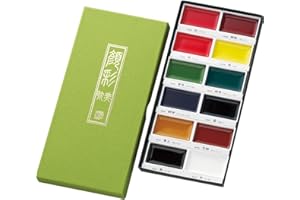 ZIG Kuretake Gansai Tambi Japanese Watercolour Paints (12 Colour Set)