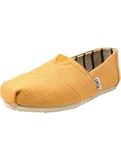toms yellow women's canvas classics