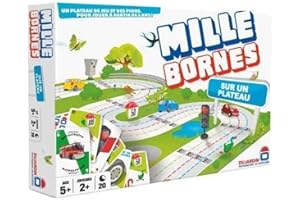 Dujardin – Mille Bornes sur Un Plateau - Grand Classique – Jeu de société – Jeu de Plateau – A Jouer en Famille ou Entre Amis – Jeu Familial – 2 Joueurs et Plus – Dès 5 Ans