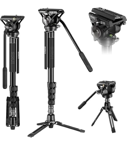Manfrotto Element MII Monopiede Alluminio 5 Sezioni | Leggero Da Viaggio 43-159cm | Carico 16kg | Per Reflex E Mirrorless