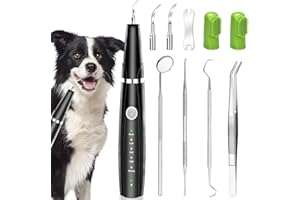 Onherm Kit de Nettoyage des Dents de Chien, Tartre Dentaire Nettoyage, Soins Dentaires pour Animaux de Compagnie, Brosses à Dents pour Chiens et Chats
