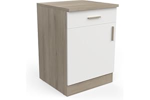 Demeyere Mueble de Cocina, Madera de ingeniería, Roble, 60 x 60 x 85 cm