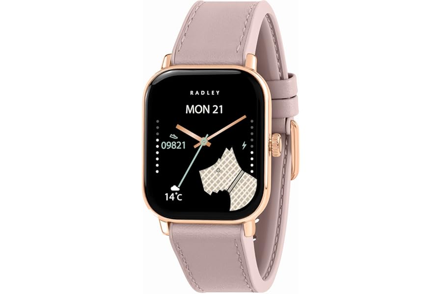 RADLEY Series 56 Pink Silicone Strap Smart Watch
