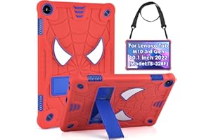 KATUMO Etui do tabletu Lenovo Tab M10 3rd Gen 10,1 cala (TB328FU/328XU) 2022, etui ochronne na całe ciało ze składanym stojakiem i paskiem na ramię Cover Case do M10 10,1", wytrzymałe i przyjazne dla
