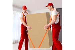 PRZRAO Cintura per Sollevamento, 2 Persone Set di Cinture da Trasporto di Mobili, Trasporto Mobili Professionali, Cinghie e Imbracature per 2 Persone per Traslochi, Spostamento di Grandi Carichi