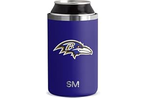 Simple Modern Officially Licensed NFL Baltimore Ravens Gifts for Men, Women, Dads, Fathers Day | Insulated Ranger Can Cooler for Standard 12oz Cans - Beer, Seltzer, and Soda