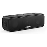 Anker Soundcore 3 Bluetooth Speaker with Stereo Sound, Pure Titanium Diaphragm Drivers, 24H Playtime, IPX7 Waterproof, Blueto