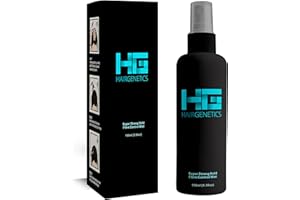 Hair Genetics Spray de Fibra para el Cabello – Spray para Fijar el Cabello de Fibra y con Control de Rociado