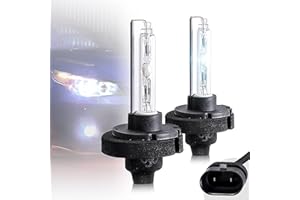 VLAND D2H Xenon Bulb Conversion Kit with Ballasts with Decoder for Projector Headlights Compatible with D2S D2R D4S, 12V 35W 6000K 3200Lm, 2 Set