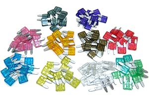 All Trade Direct 20 X Mixed Amp Mini Blade Fuses Car Motorbike Atm Auto