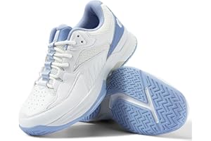 FitVille Womens Tennis Shoes Wide Fit Squash Badminton Shoe Non Slip Sports Trainers Sneakers for Tennis Volleyball