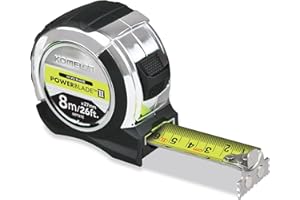 Komelon MPT826E PowerBlade Tape 8m / 26ft (Width 27mm), Multi, 8m/26ft