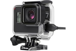 SOONSUN Seitlich offenes Skelett-Schutzgehäuse für GoPro Hero 7 Black/Hero 6 Black/Hero 5 Black/Hero (2018) Kameras - Ladekamera ohne Entfernen des Gehäuses