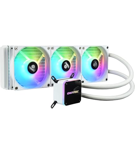 Xilence LQ360G.W.ARGB AiO Watercooling Blanc 360 Mm - Infinity Mirror, 350W TDP, 3 Ventilateurs ARGB PWM - RGB Gaming