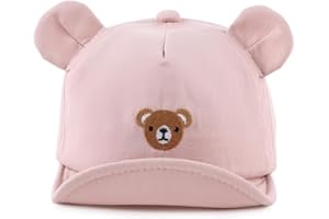 MniJiza Oso Gorra de Béisbol Gorra De Sol Bebe Niña Niño Primavera Verano 3-18 Meses