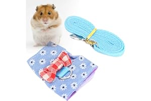 YOUTHINK Mała świnka morska dla zwierząt domowych, uprząż dla królików, smycz dla zajączków, chomików i świnek morskich (Xs)