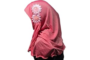Yaqeen Girls Hijab 1-7 yrs Children Scarf islamic Headscarf Instant Kids Ideal for nursery, Party, madrassa