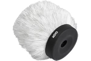 Movo WS80 Professional Windscreen with Acoustic Foam Technology for Shotgun Microphones up to 6cm Long