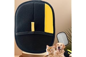 Sinaya Pet Hair Remover Gloves Reusable & Washable Grooming Electrostatic Mitt for Cats & Dogs - Efficiently Remove Pet Hair from Furniture, Car Seats, Carpets, Bedding, and Clothes ﻿