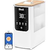 LEVOIT OasisMist 4.5L Humidificador Inteligente, Niebla Caliente & Fría a 45h y 40m² , Modo Auto, Luz Personalizada, Aromater