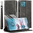 Custodia Per Motorola Edge 40 Neo Con Anello Porta – Rossa, Antiurto, PC+TPU, Bordo Rialzato