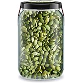 Ginger Organic Pumpkin Seeds in a Jar 660 cc. Pure Additive-Free Pumpkin Seeds Dried Pumpkin Seed in Glass Jar