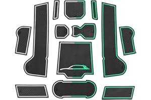 CDEFG Tappetino Antiscivolo per VW T ROC 2018-2021 2022 Antipolvere Tappetini in Gomma per Interni Auto Accessori (Bianco)