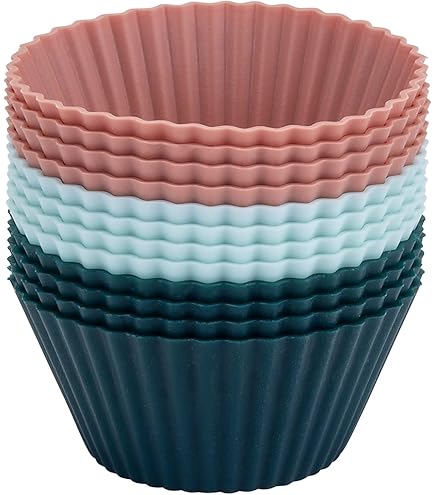 Backefix Herbruikbare muffinvormpjes, siliconen, BPA-vrij, in set van