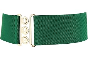 FASHIONGEN - Cintura donna 7,50 cm larga e Elastica, fatto in Francia, GLORIA