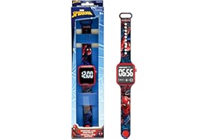 Lexibook, Spider-Man, Orologio con display digitale, display a 12 o 24 ore, blu/rosso, DMW060SP