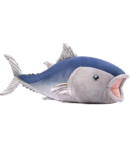 Coussin Poisson Muskie Réaliste 80 Cm – GABY, Cadeau Pêcheur 100% Polyester