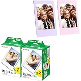 Instax T&uuml;m Mini Makineler İle Uyumlu Film ve Fotoğraf &Ccedil;er&ccedil;evesi (40 POZ)