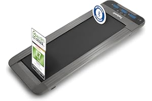 ‎SPORTPLUS SportPlus Walking Pad für zuhause & im Büro - Walking Band bis 6 km/h (leiser Motor), ideal als Desk Laufband am Schreibtisch, optional App kompatibel, bis 120 kg