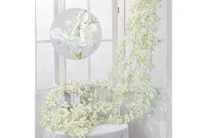 BSITSSS 3 Stück Kirschblüten Girlande Deko, 180cm Künstliche KirschblüTen Girlande, Blumenranken Künstlich Sakura Deko, Künstliche Blumen Hängend Vine Seidenblumen für Wand schlechte Dekorationten