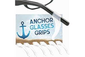 Anchor Glasses Straps Anti-Slip Glasses Ear Grip - 3 Pack - Stretch Fit for Sunglasses and Glasses Retainer Glasses Chain