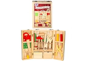 ATOZ Padgett Bros 65868 Wooden Tools, Brown, Large