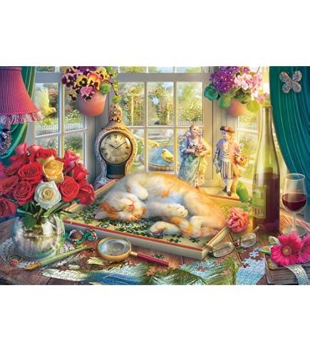 Puzzle 1000 Pièces Schmidt Spiele Boutique De Fleurs – Qualité Premium, 69,3 X 49,3 Cm, à Partir De 12 Ans