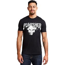 Pull Manches Longues The Punisher Marvel - Taille M (38/40), Motif Crâne, Occasion Très Bon état