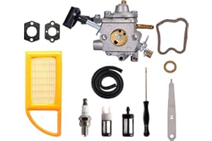 Mikatesi BR600 Carburetor Kit for Stihl BR500 BR550 BR700 BR 500 550 600 Backpack Leaf Blower Replaces Zama C1Q-S183 4282-120-0606 Parts - with Air Filter 4180 007 1005 Valve Clearance Setting Kit